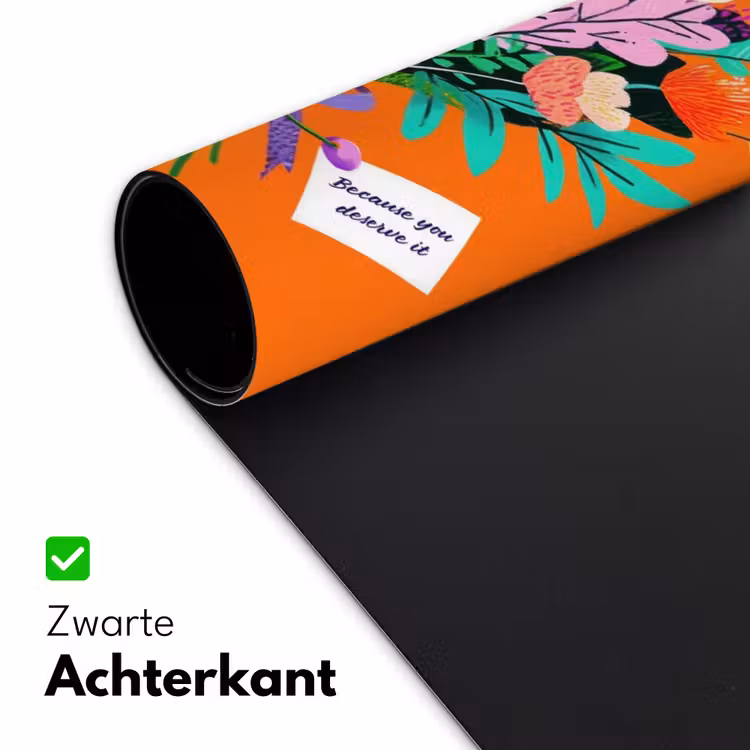 Kaartje - Boeket - Bloemen Muismat XXL klein -sfeer2