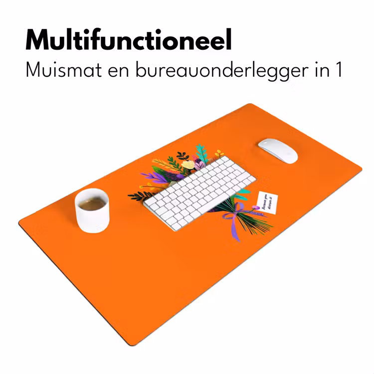 Kaartje - Boeket - Bloemen Muismat XXL klein -sfeer4