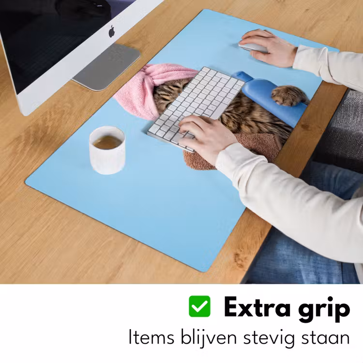 Kat - Handdoek - Washand - Zeep Muismat XXL klein -sfeer3
