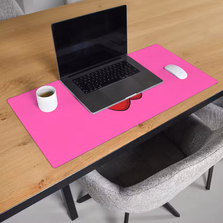 Kers - Roze - Fruit Muismat XXL klein -sfeer1