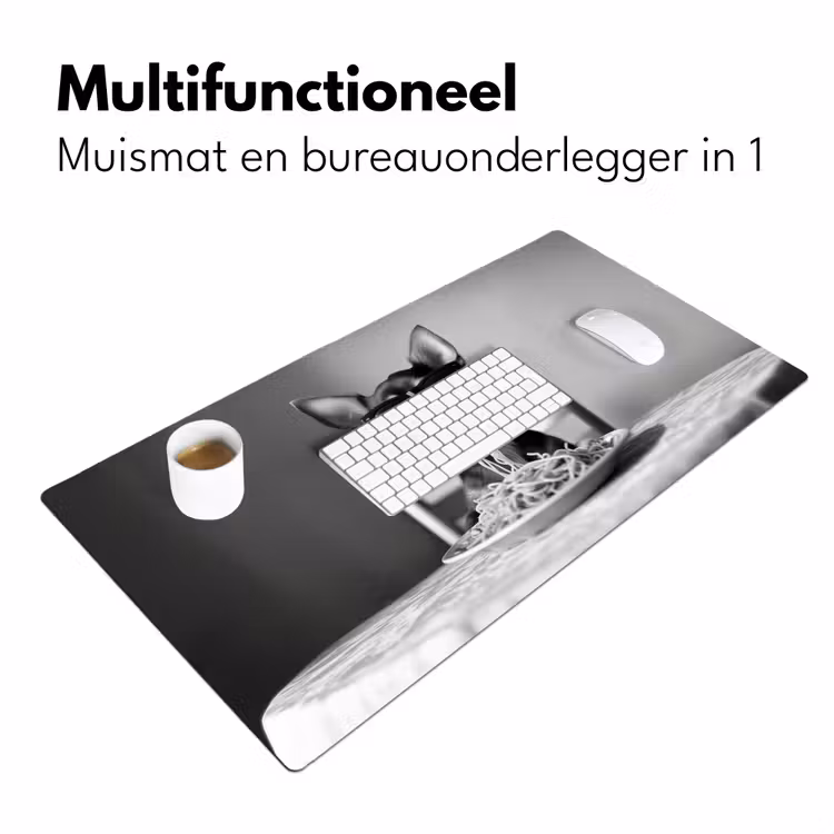 Chihuahua - Hond - Zonnebril - Humoristisch - Zwart - Wit - Spaghetti Muismat XXL klein -sfeer4