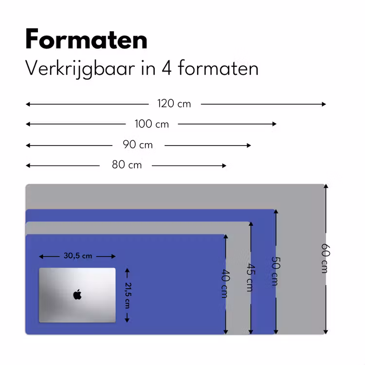 Chinese - Blue - Blauw Muismat XXL klein 681 -sfeer5