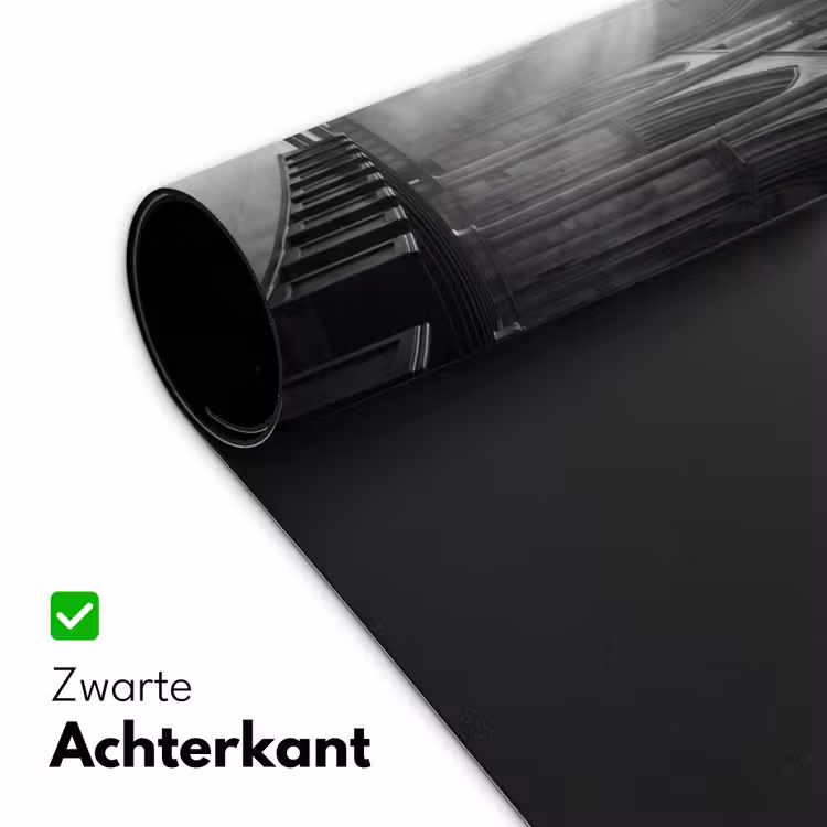 Kerk - Interieur - Lichtstralen - Architectuur - Klassiek Muismat XXL klein -sfeer2