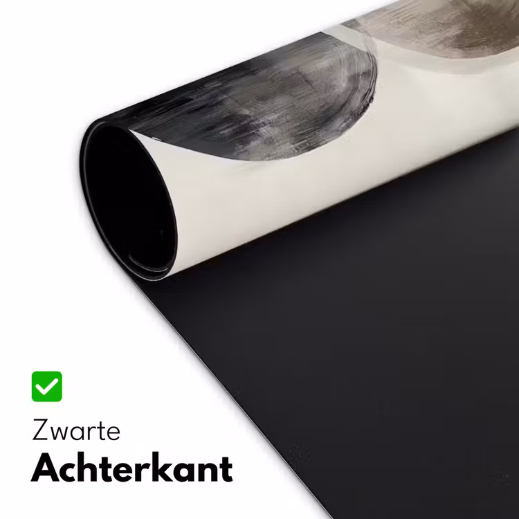 Cirkels - Vorm - Beige - Abstract Muismat XXL klein -sfeer2