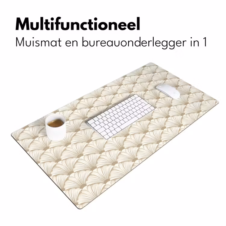 Klassiek - Art - Beige Muismat XXL klein 681 -sfeer4