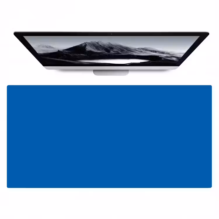 Classic - Azure - Blauw Muismat XXL klein 681 -zzz3d