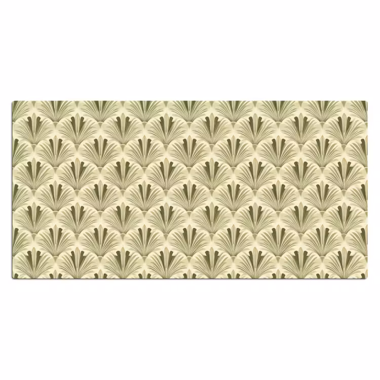Klassiek - Waaier - Groen Muismat XXL klein 681 -3d_leeg