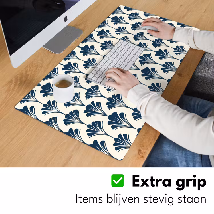 Klassiek - Motief - Blauw Muismat XXL klein 681 -sfeer3