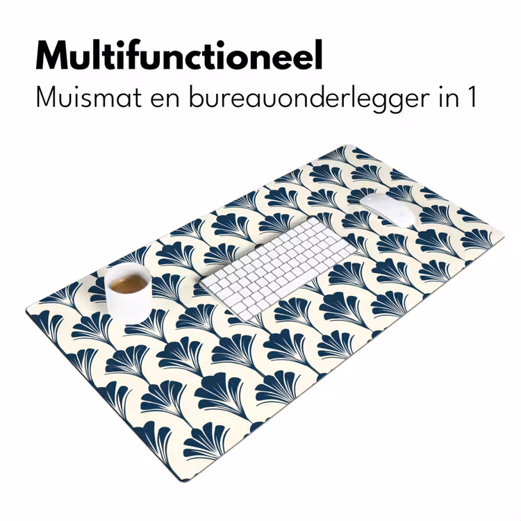 Klassiek - Motief - Blauw Muismat XXL klein 681 -sfeer4