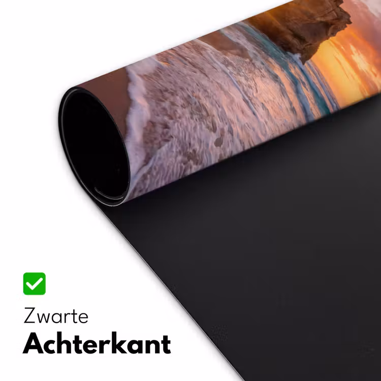 Kust - Rots - Zonsondergang - Zee - Natuur Muismat XXL klein -sfeer2