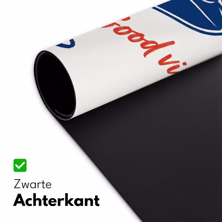 Cocktail - Glas - Illustratie - Blauw - Wit Muismat XXL klein -sfeer2