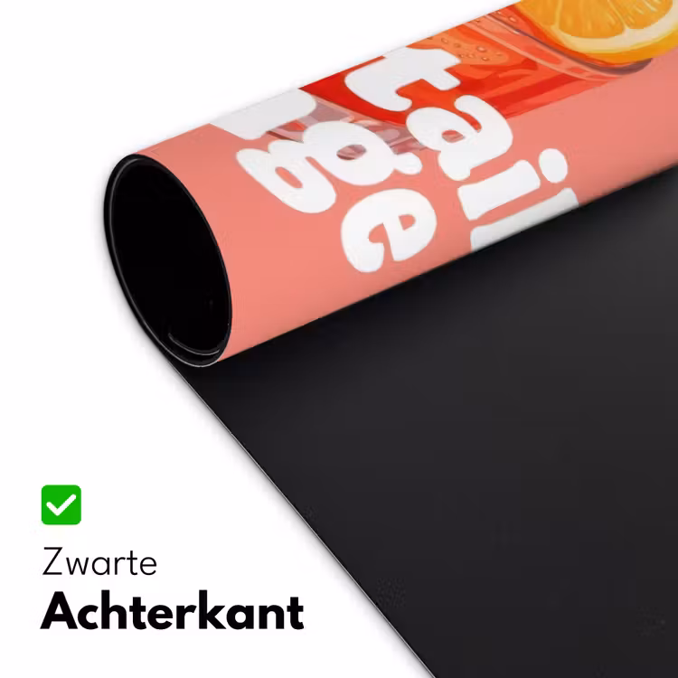 Cocktail Lounge - Glas - Koraal Muismat XXL klein -sfeer2