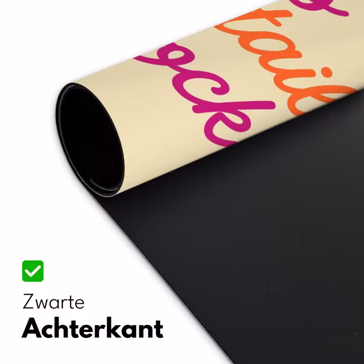 Cocktail O'Clock - Geel - Retro Muismat XXL klein -sfeer2