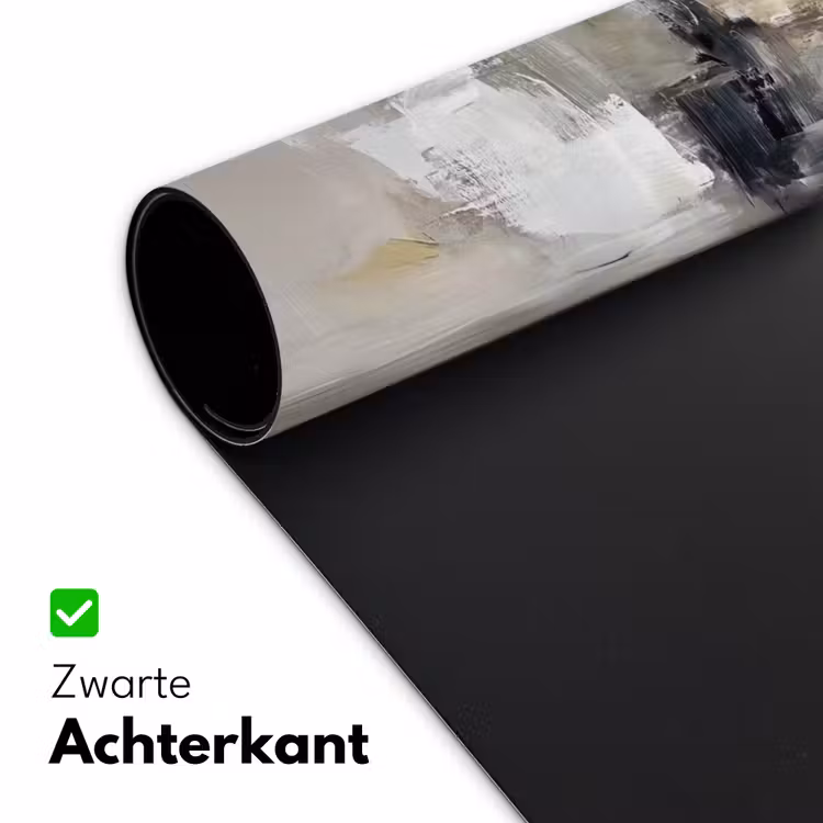 Kleurenpalet - Penseelstreken - Beige - Nevelig Muismat XXL klein -sfeer2