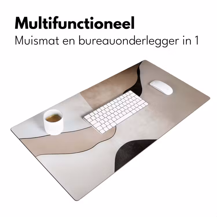 Contourlijnen - Abstracte landschap Muismat XXL klein -sfeer4