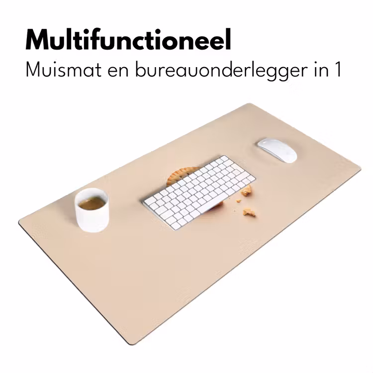 Koekje - Kruimels - beige Muismat XXL klein -sfeer4