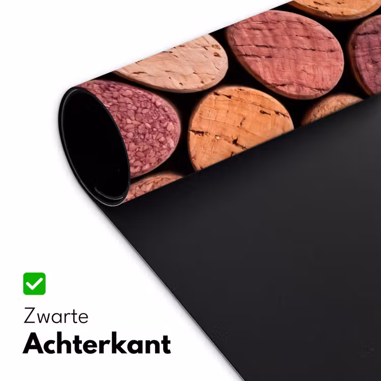 Kurk - Patroon - Abstract - Modern - Rood Muismat XXL klein -sfeer2