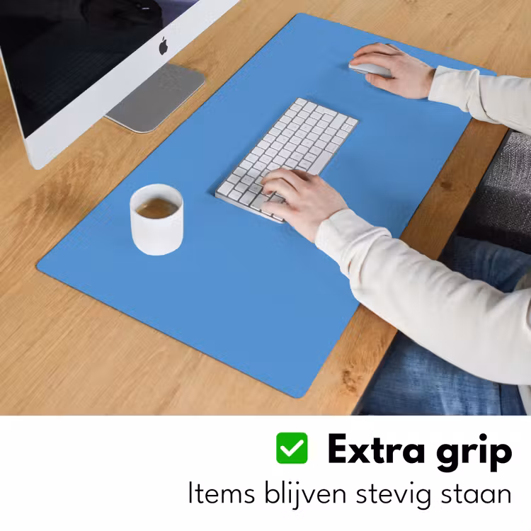 Cornflower - Blue - Blauw Muismat XXL klein 681 -sfeer3