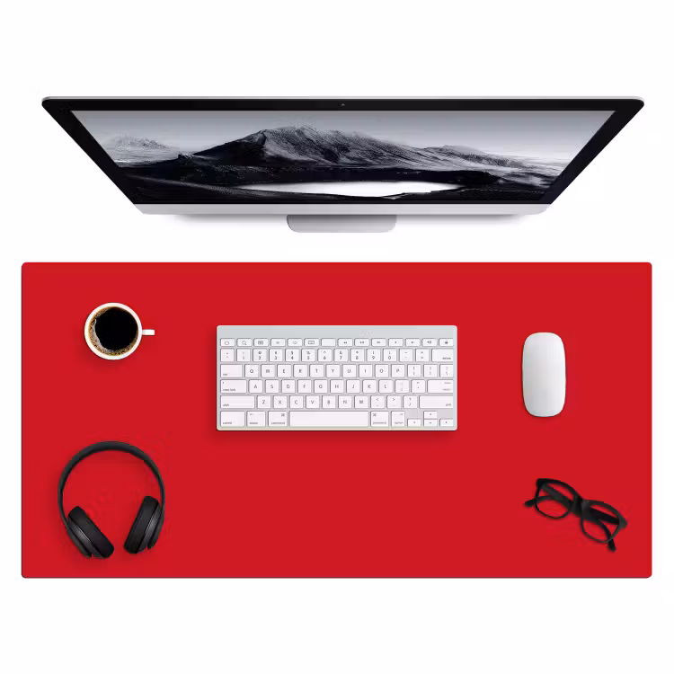 Crimson - Velvet - Rood Muismat XXL klein 681 -3d