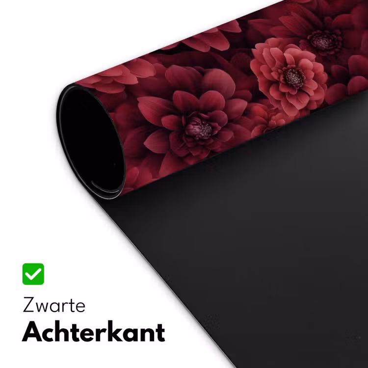 Dahlias - Bloemen - Rood Muismat XXL klein 681 -sfeer2
