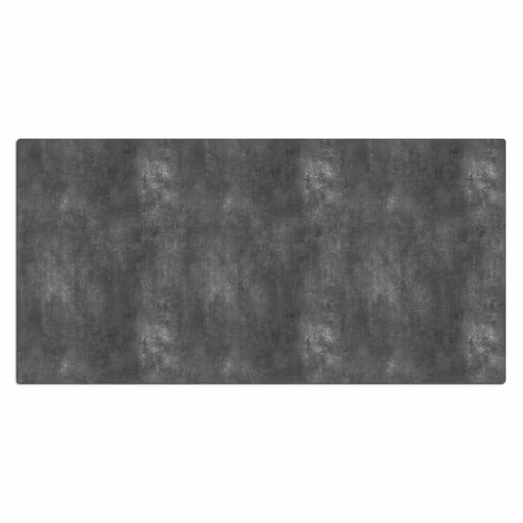 Donkergrijs - Ruw - Beton Muismat XXL klein 681 -3d_leeg