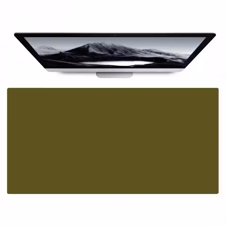 Dark - Olive - Groen Muismat XXL klein 681 -zzz3d