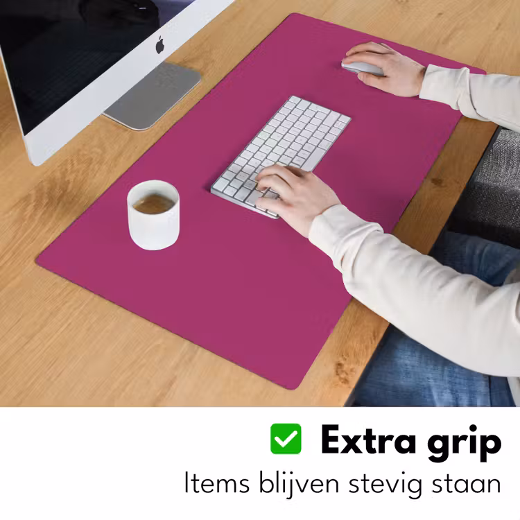 Deep - Magenta - Paars Muismat XXL klein 681 -sfeer3