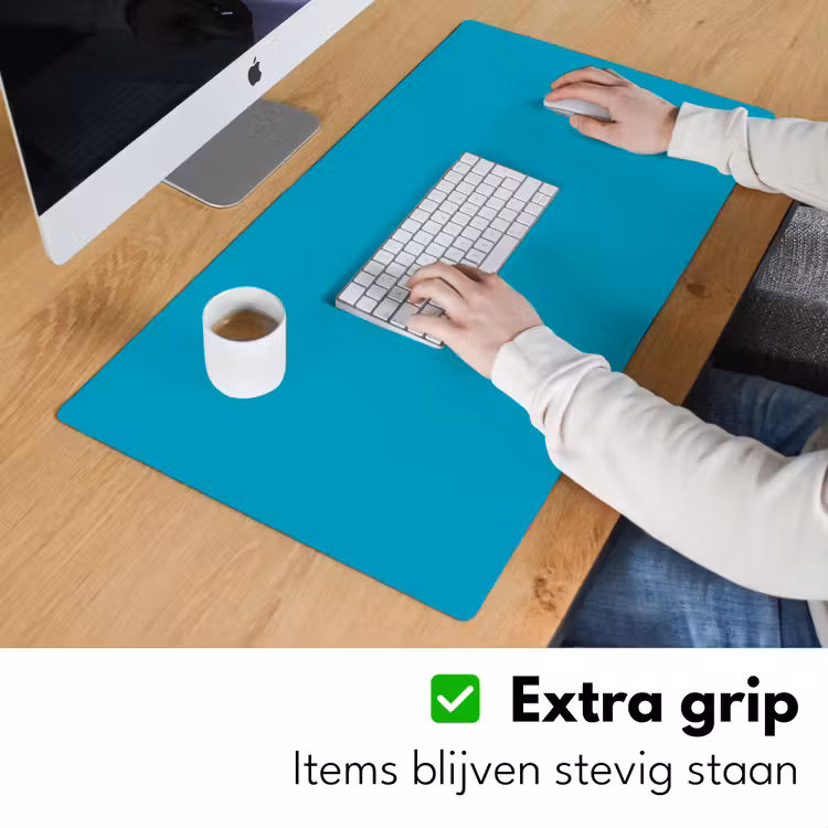 Deep - Turquoise - Turkoois Muismat XXL klein 681 -sfeer3