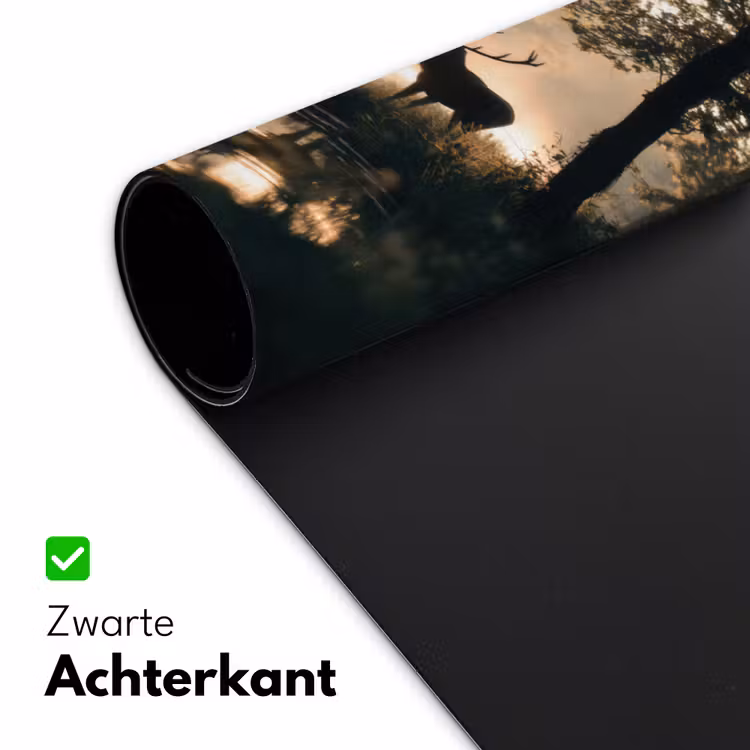 Hert - Bosbeek - Mystiek Muismat XXL klein -sfeer2