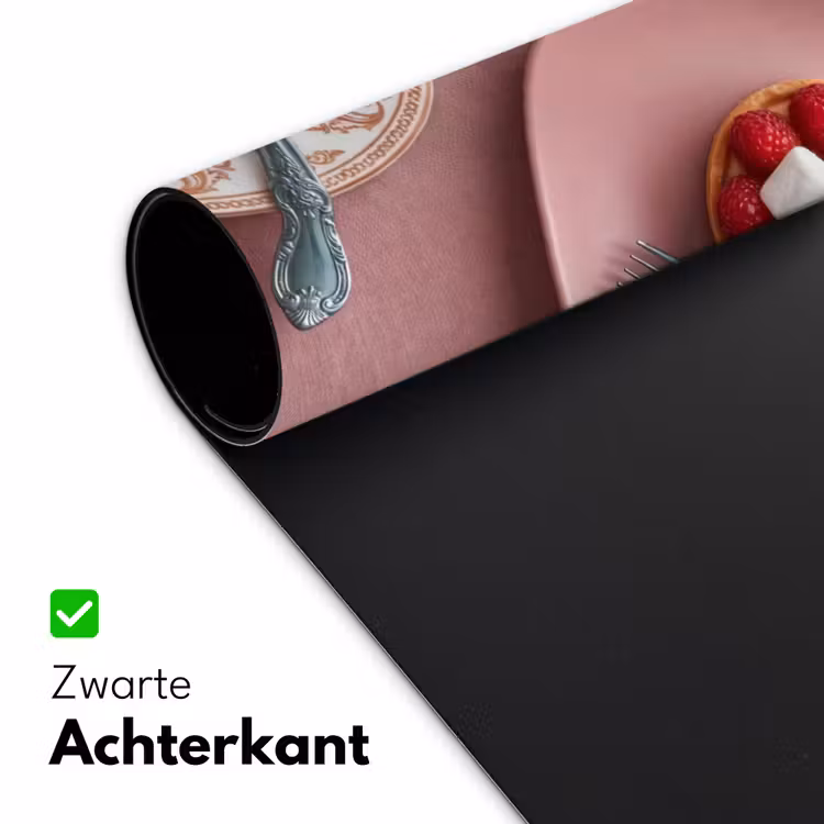 Dessert - Taart - Gebak - Zoet - Roze Muismat XXL klein -sfeer2