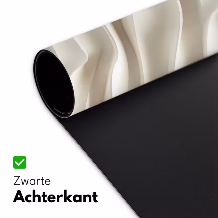 Diagonaal - Golven - Crème Muismat XXL klein 681 -sfeer2