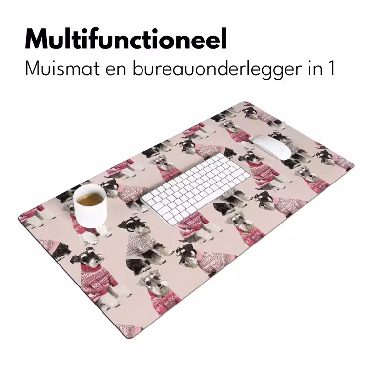 Honden - Truien - Rood Muismat XXL klein 681 -sfeer4