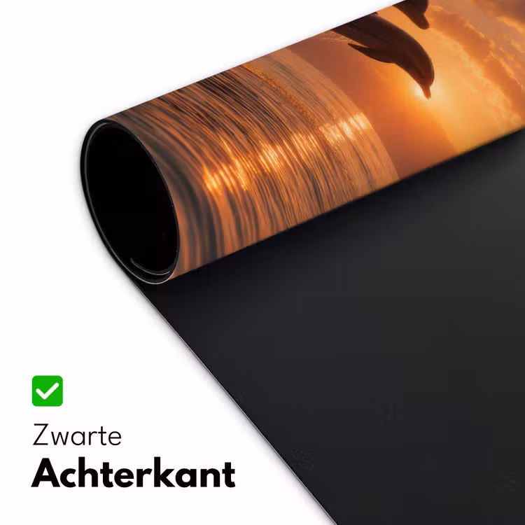 Dolfijnen - Zee - Realistisch Muismat XXL klein -sfeer2