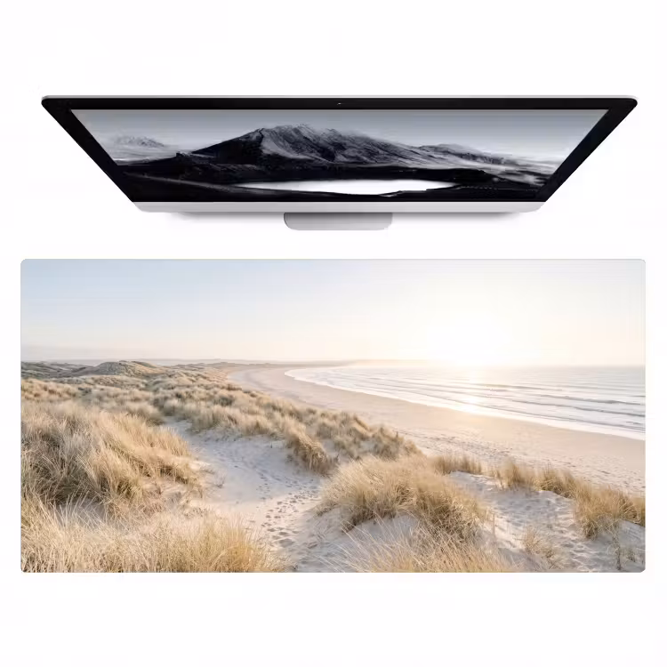 Duinen - Strand - Beige Muismat XXL klein -zzz3d