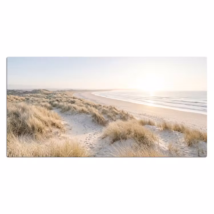 Duinen - Strand - Beige Muismat XXL klein -3d_leeg