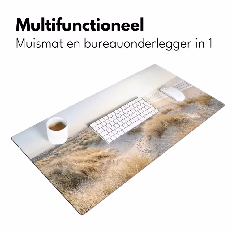 Duinen - Strand - Beige Muismat XXL klein -sfeer4
