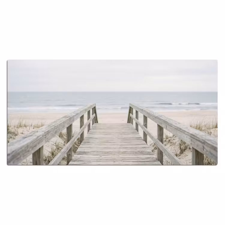 Duinen - Vlonder - Oceaan Muismat XXL klein -3d_leeg