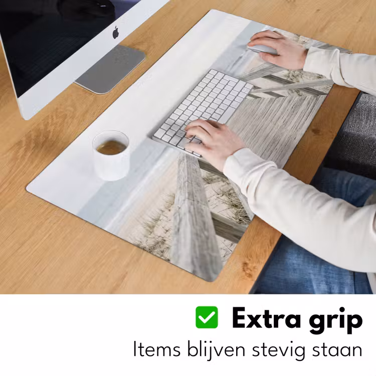 Duinen - Vlonder - Oceaan Muismat XXL klein -sfeer3