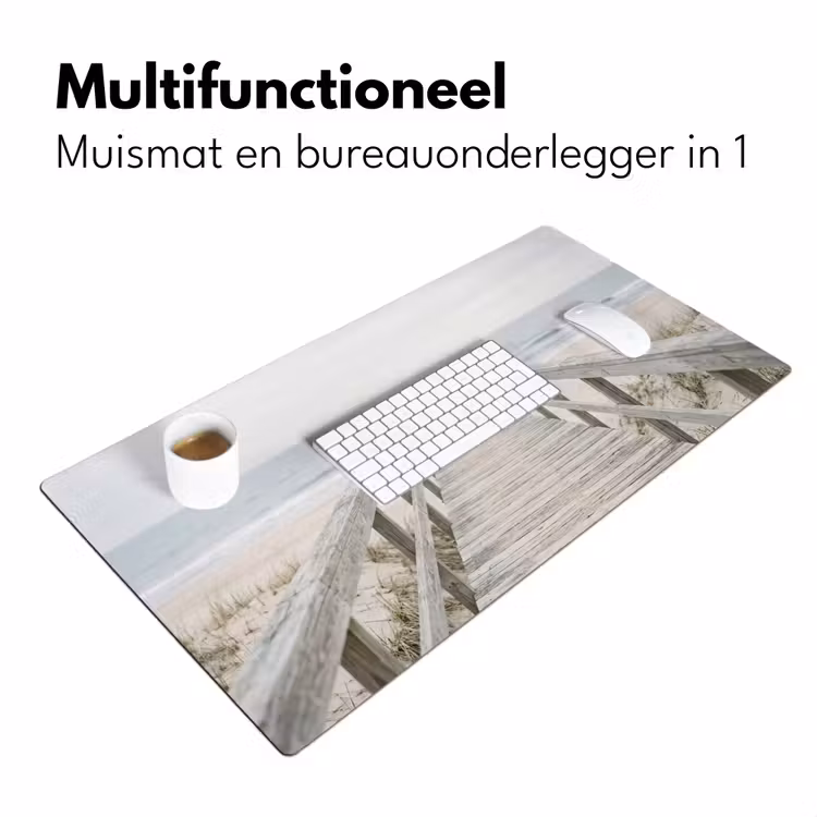 Duinen - Vlonder - Oceaan Muismat XXL klein -sfeer4