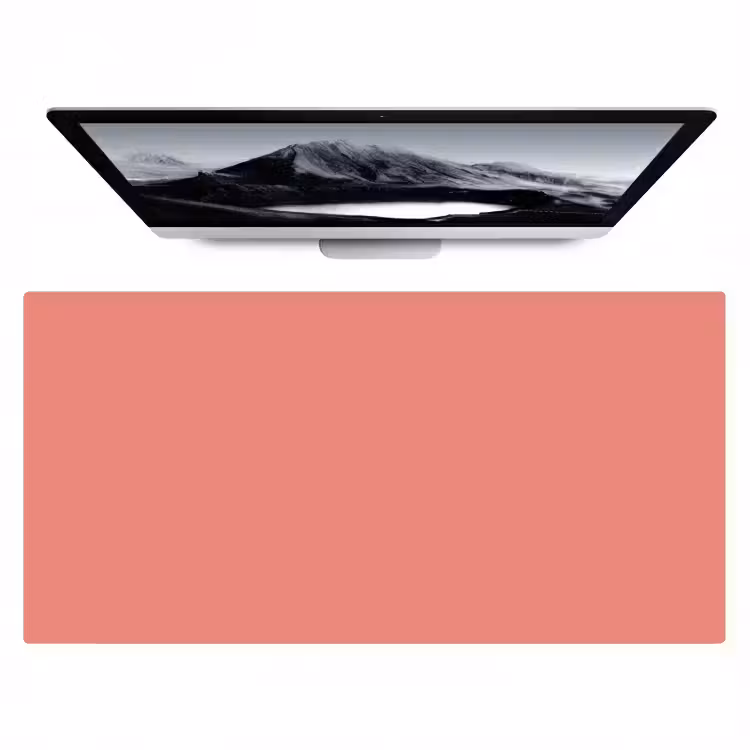 Dusty - Peach - Koraal Muismat XXL klein 681 -zzz3d