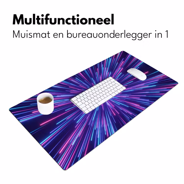 Dynamisch - Ruimte - Kleurrijk Muismat XXL klein -sfeer4