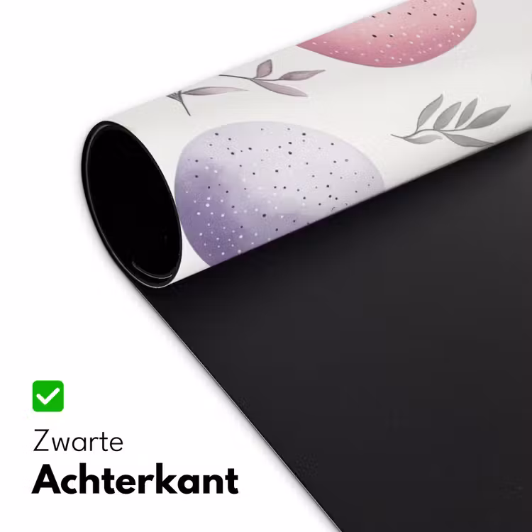 Eieren - Kleurrijk - Patroon Muismat XXL klein -sfeer2