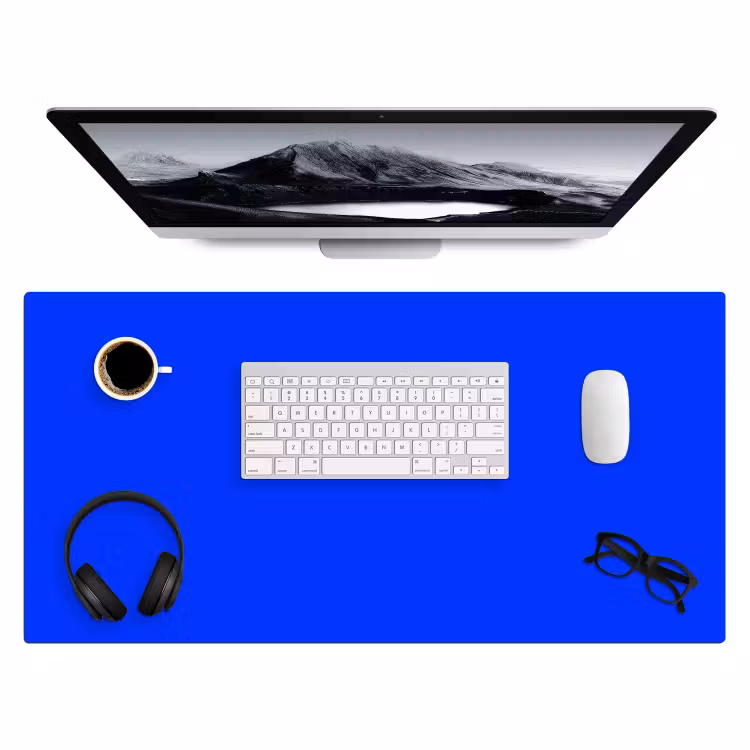 Electric - Blue - Blauw Muismat XXL klein 681 -3d