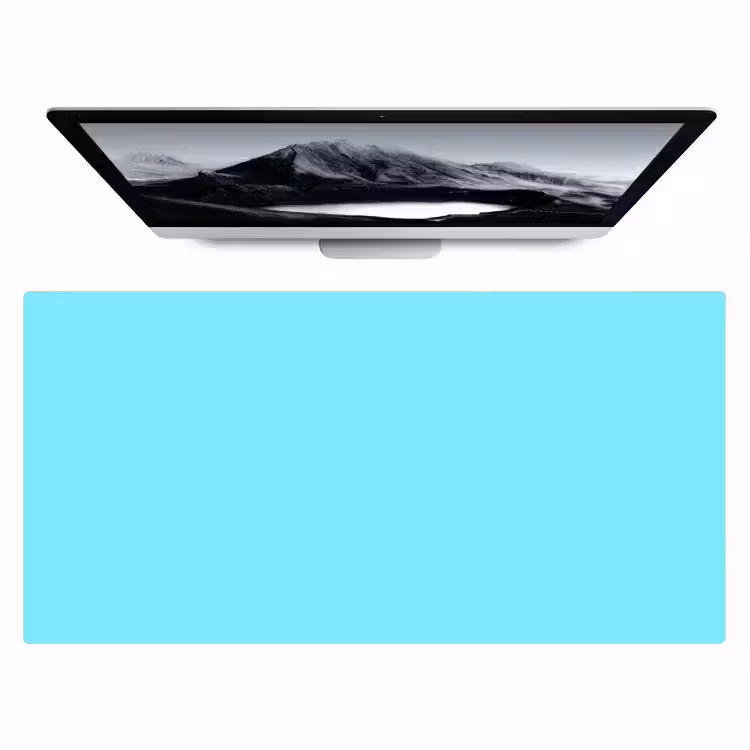 Electric - Cyan - Blauw Muismat XXL klein 681 -zzz3d