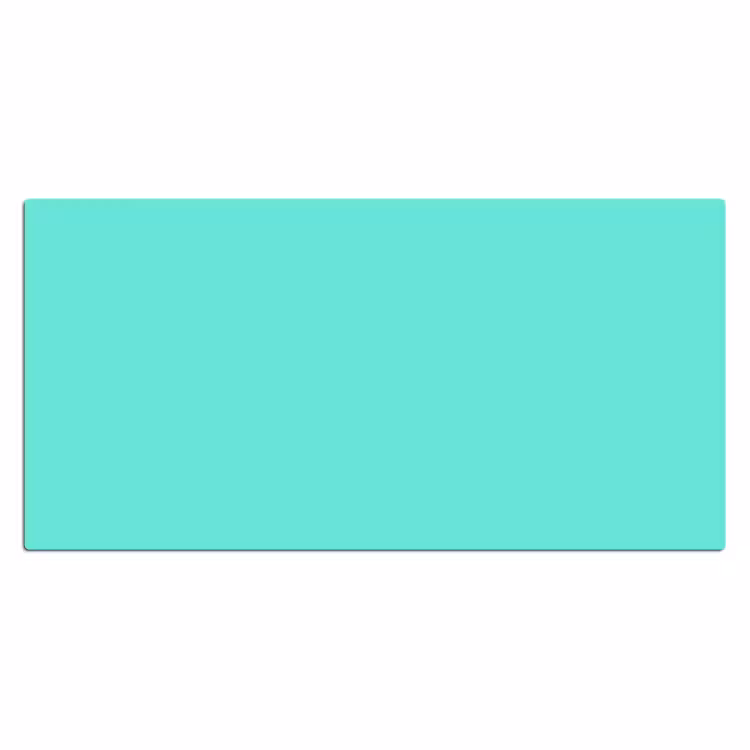 Electric - Cyan - Turkoois Muismat XXL klein 681 -3d_leeg
