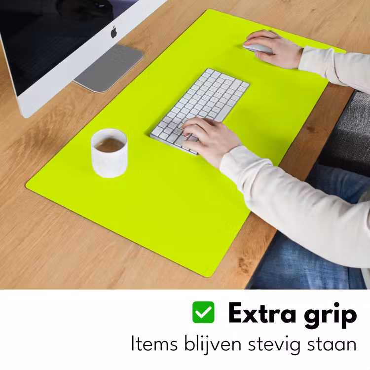 Electric - Lemon - Geel Muismat XXL klein 681 -sfeer3