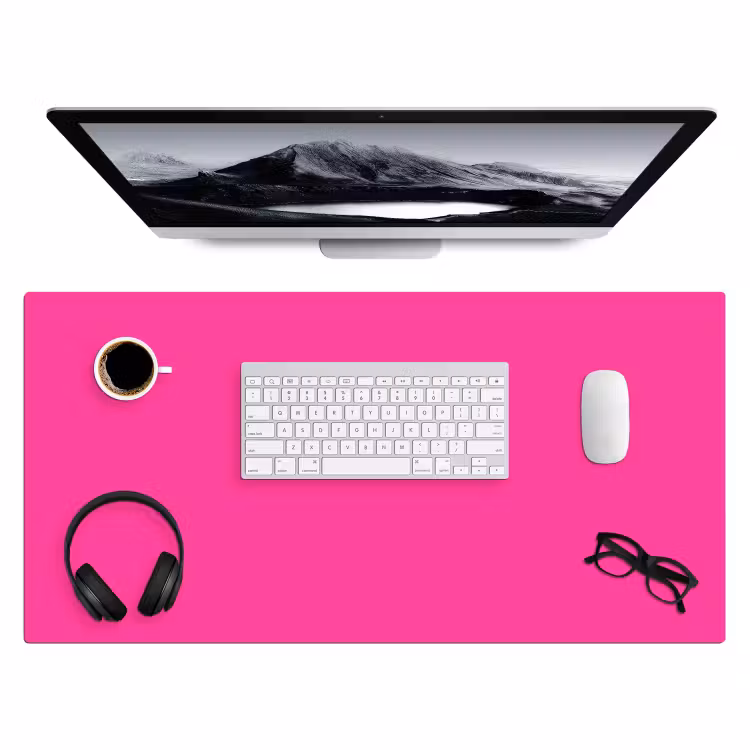 Electric - Magenta - Roze Muismat XXL klein 681 -3d