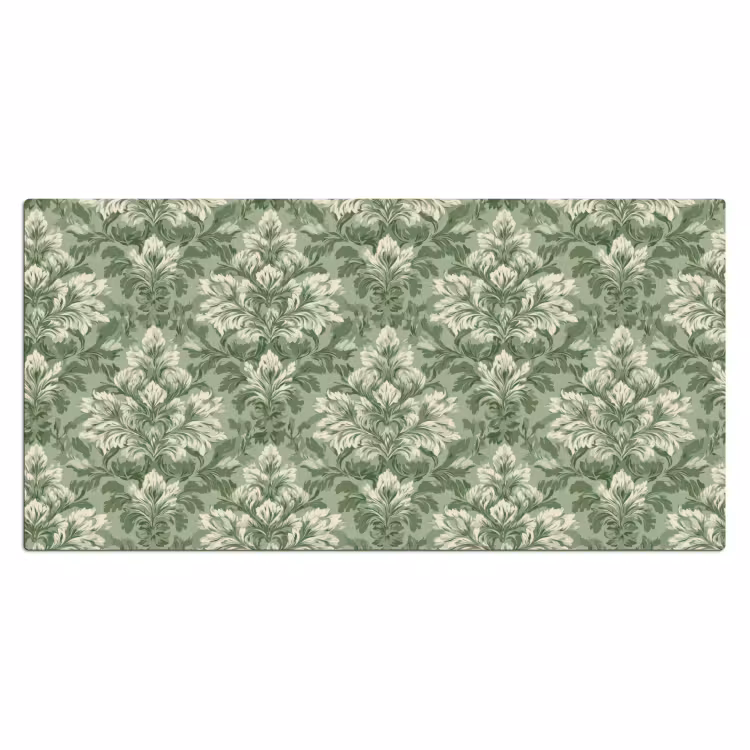 Sierlijk - Lichtgroen - Planten - Patroon - Getailleerd Muismat XXL klein 681 -3d_leeg