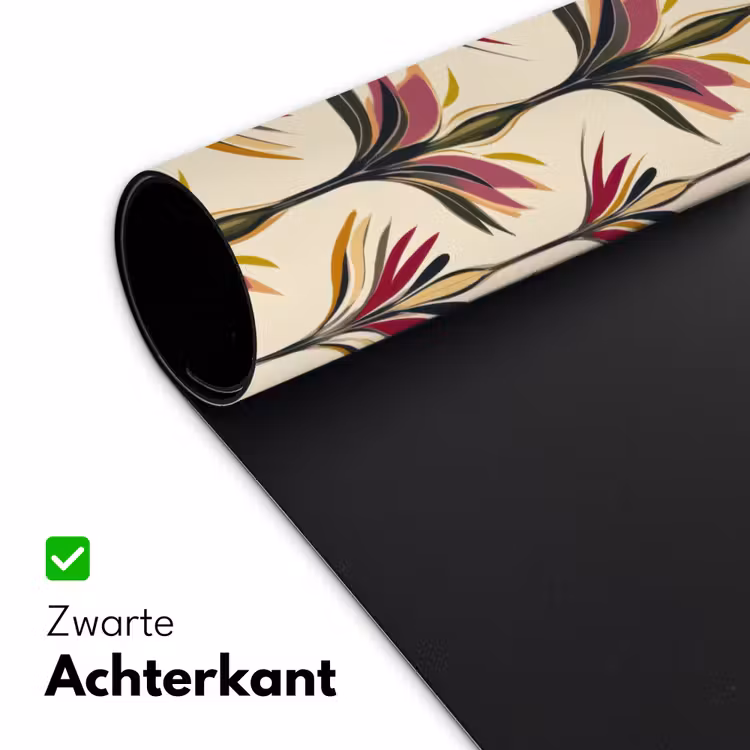 Waaier - Motief - Kleurrijk Muismat XXL klein 681 -sfeer2