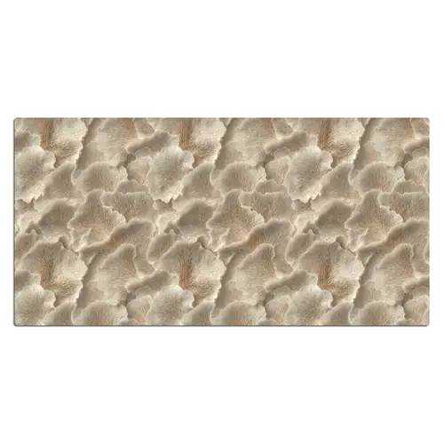Waaierstructuren - Beige - Vezeltextuur Muismat XXL klein 681 -3d_leeg